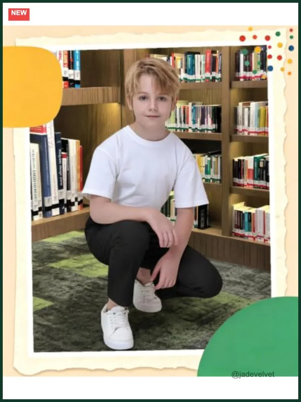 Kids Golf Pants Stretch Dress Pants with Pockets Elastic Waist School Uniform